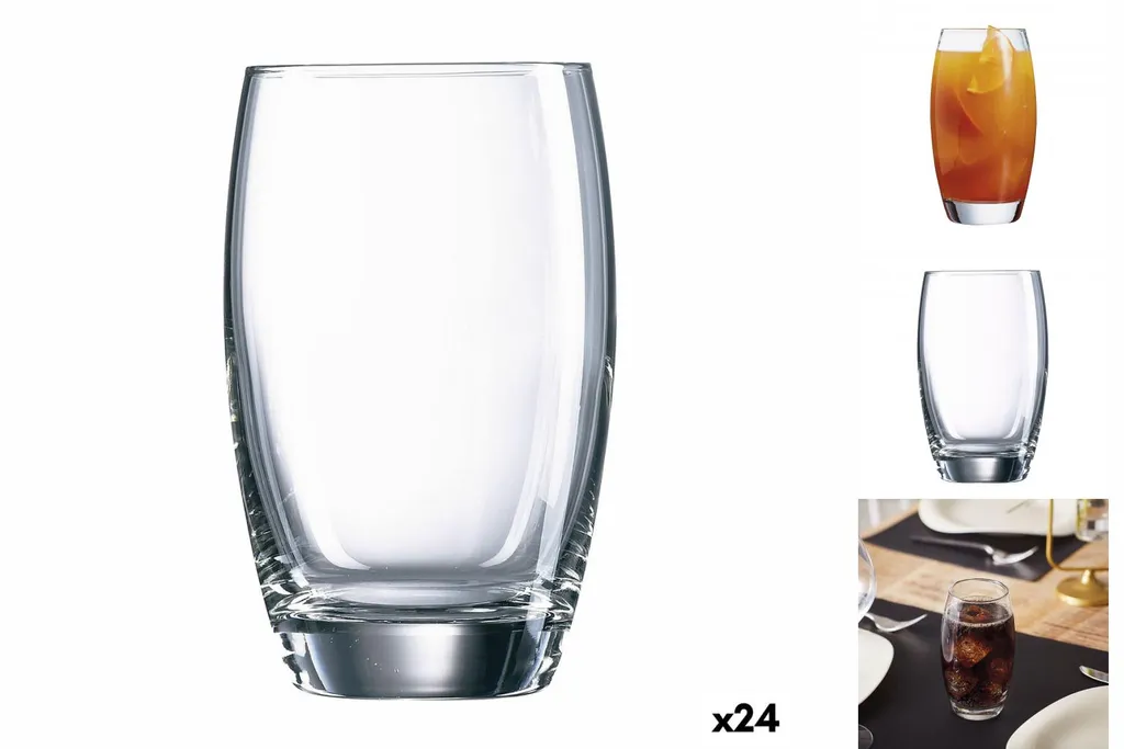 Becher Luminarc Salto Durchsichtig Glas 350 ml 24 Stück